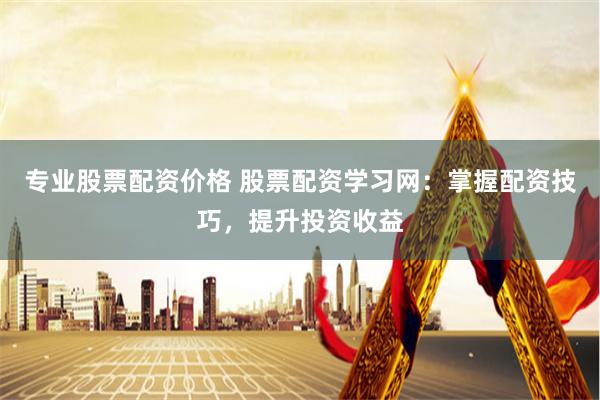 专业股票配资价格 股票配资学习网：掌握配资技巧，提升投资收益